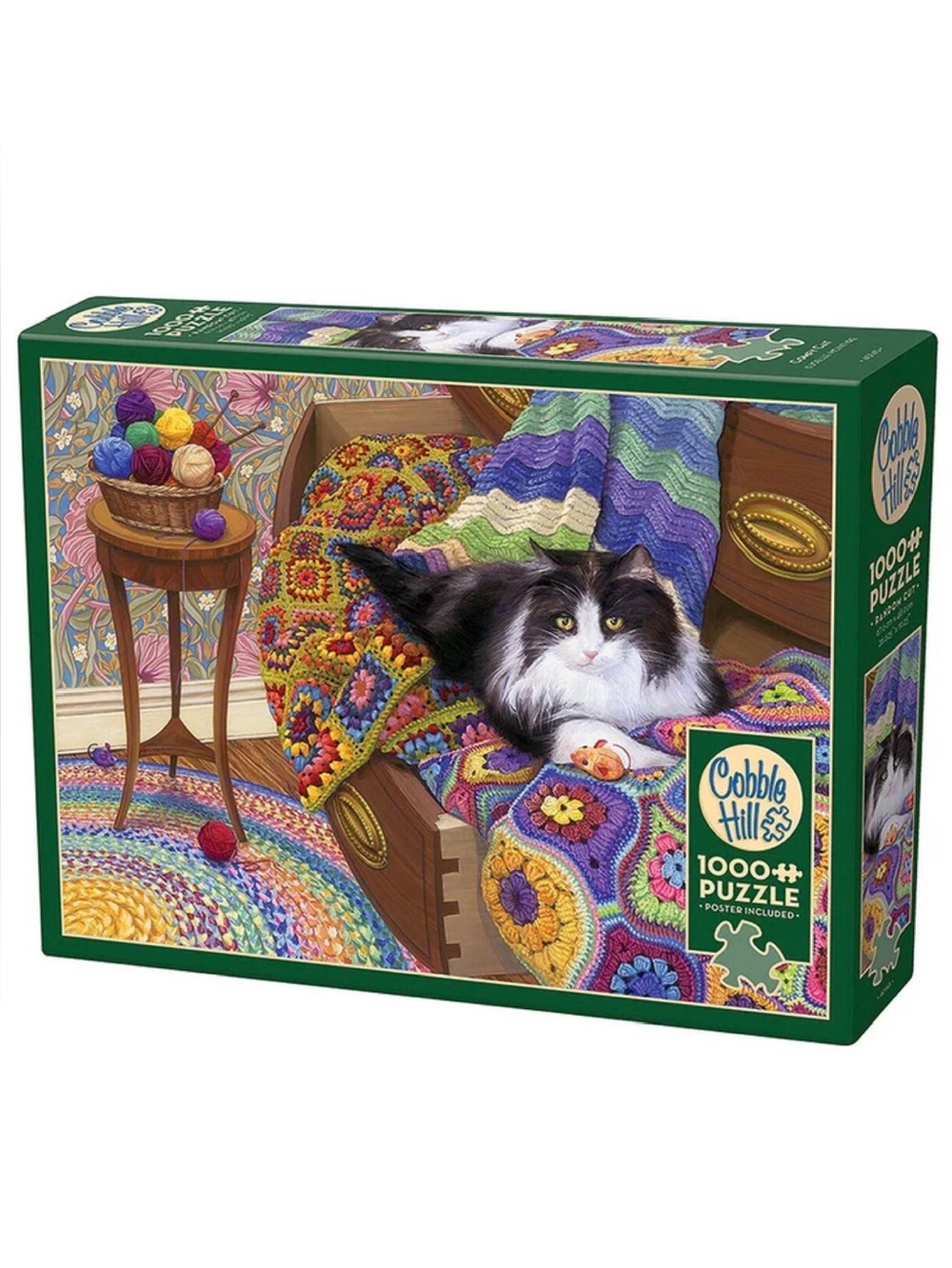 50% OFF if Bundled / Cobble Hill Comfy Cat Puzzle 1000pcs